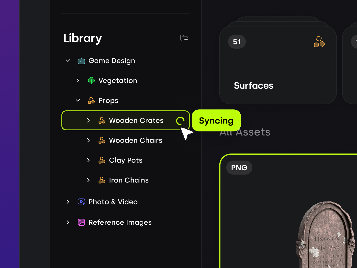 Automatic folder and file sync